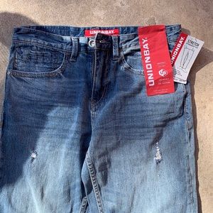 Union bay stretch straight fit jeans